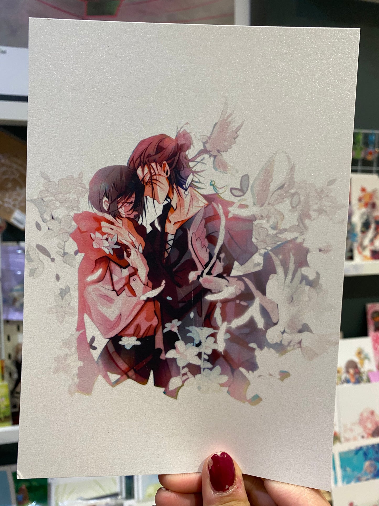 Print Eren et Mikasa Attaque des titans - Essie Lop