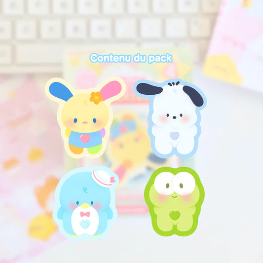 Sticker Pack Underrated Cutie Friends Momonaade - Rocket