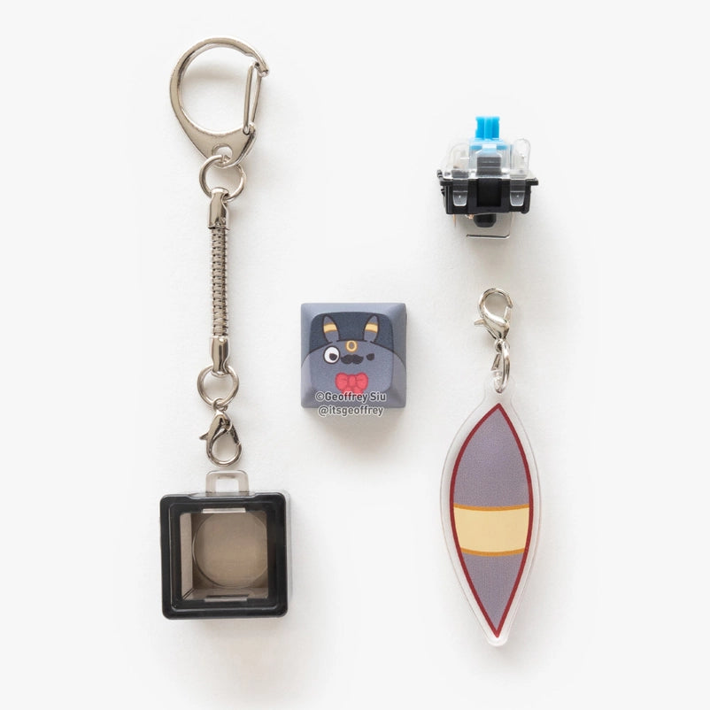 Porte-clés clicker Blind Box Evolitions par Geoffrey Siu