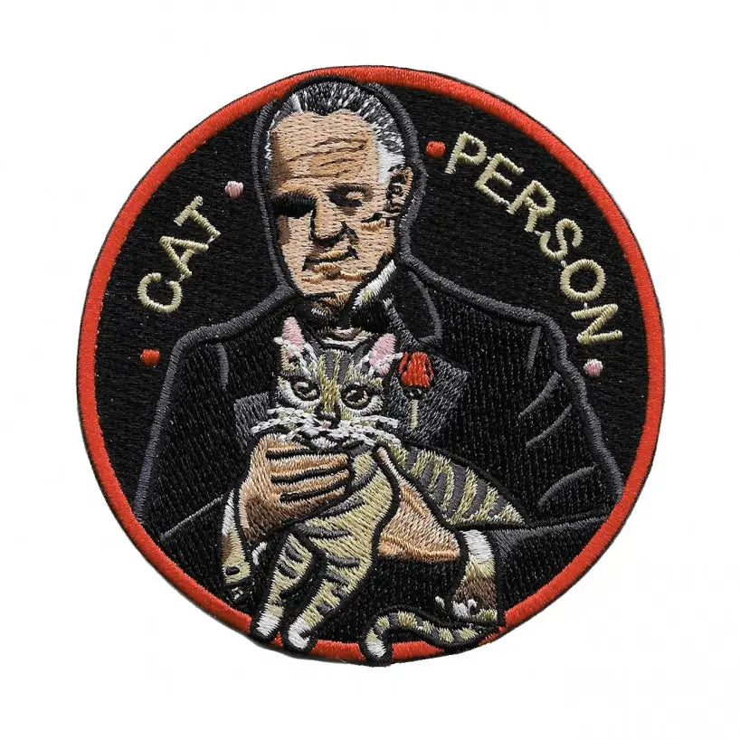 Patch Le Parrain Cat Godfather La Barbuda