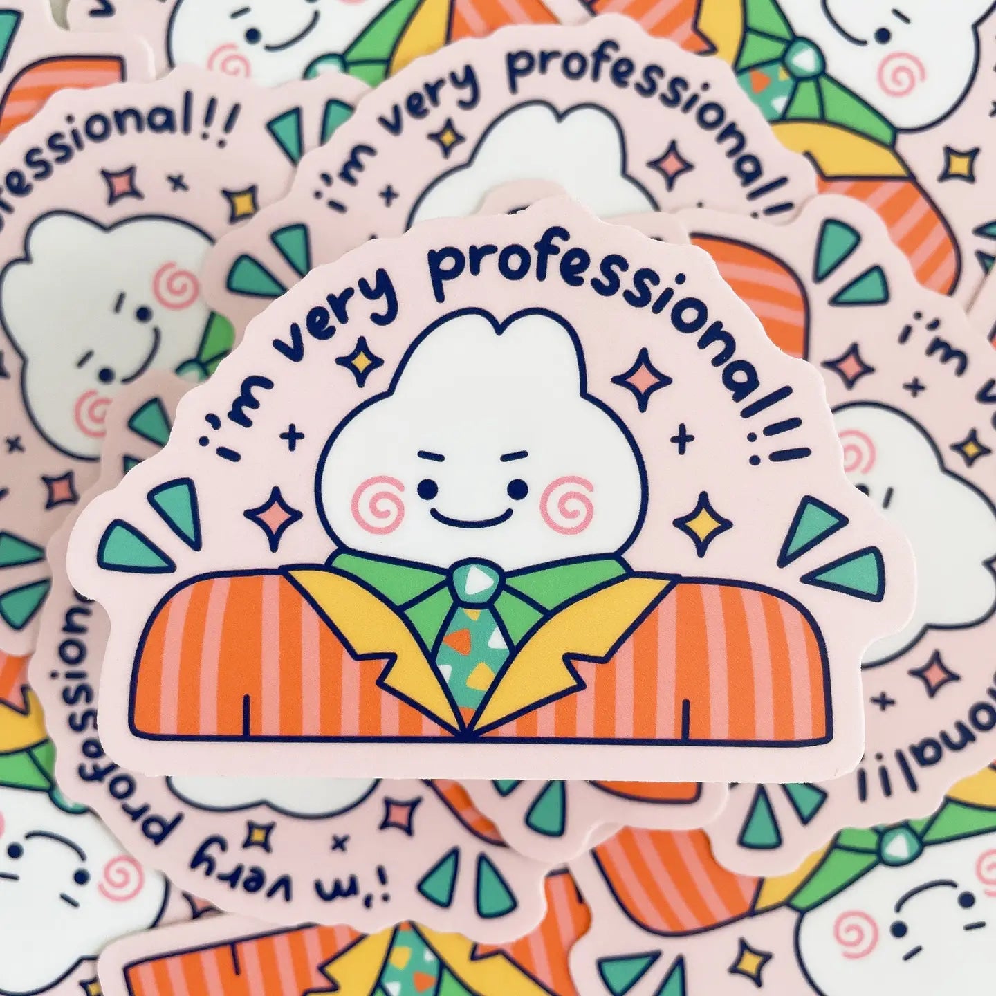 Sticker Lapin I'm Very Professional Sticky Rice
