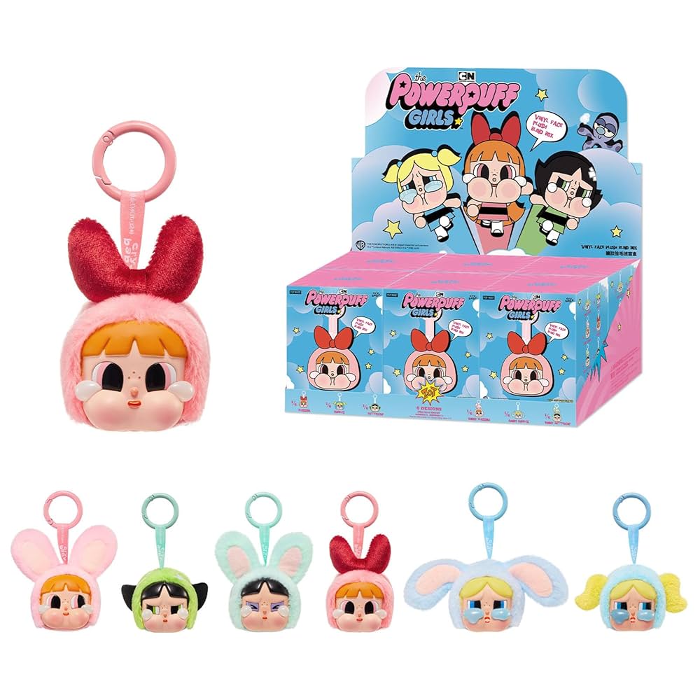 Porte-clé Peluche Crybaby Powerpuff Pop Mart
