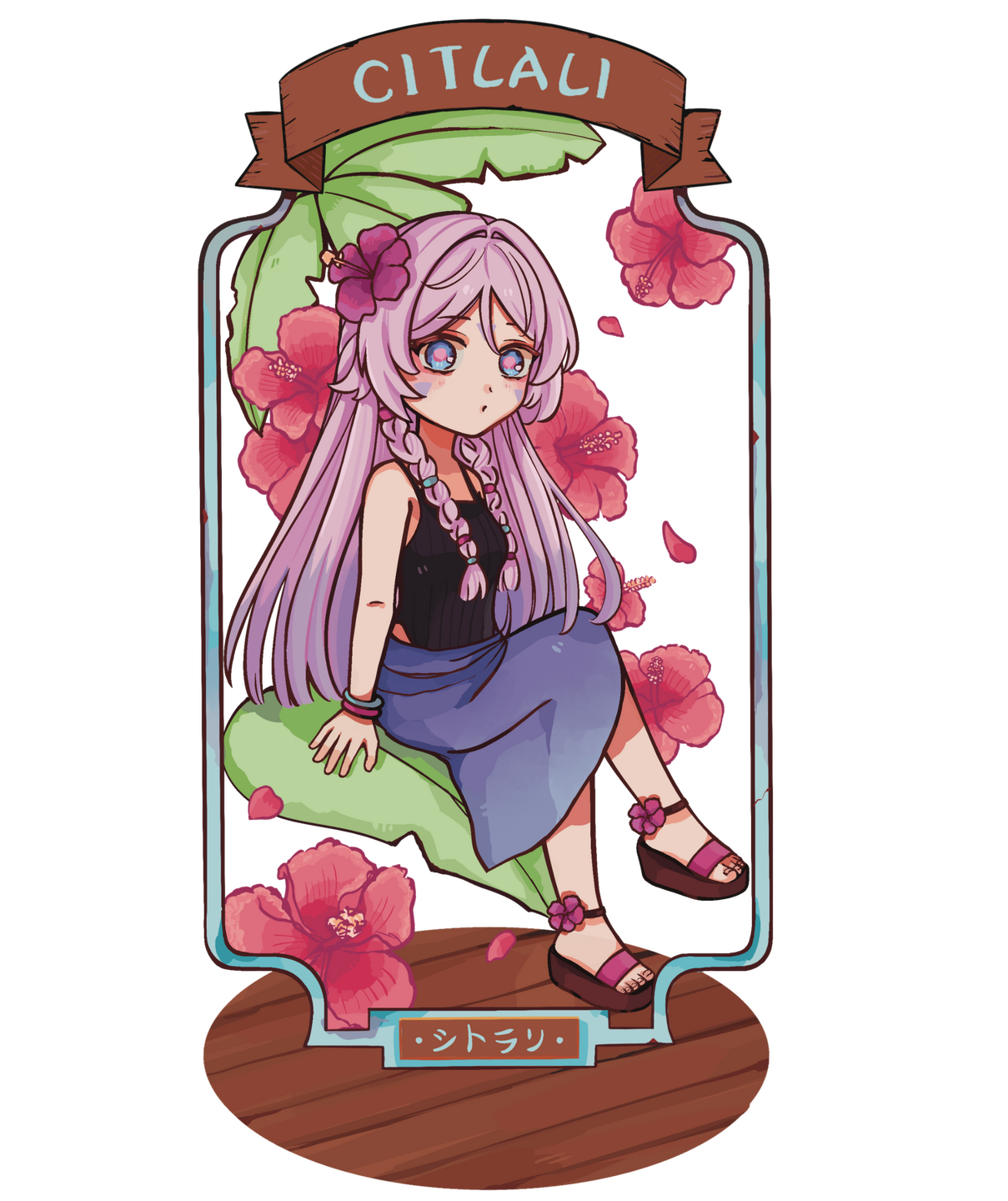 Standee Citlali Genshin Impact Tsukuyomii