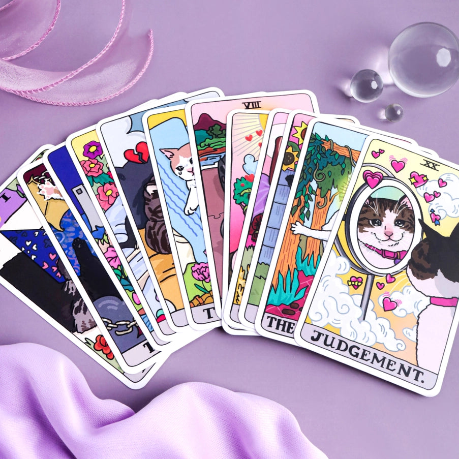 Jeu de Tarot Meme de Chats Ping Hatta Studio - Rocket