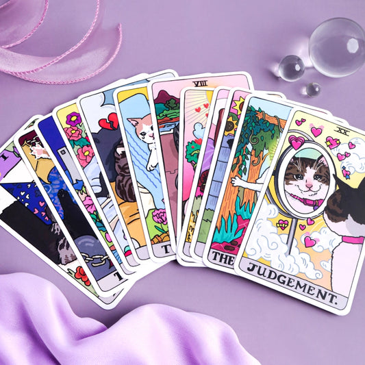 Jeu de Tarot Meme de Chats Ping Hatta Studio - Rocket