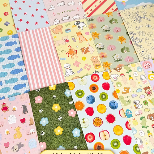 Booklet Feuilles de Scrapbooking