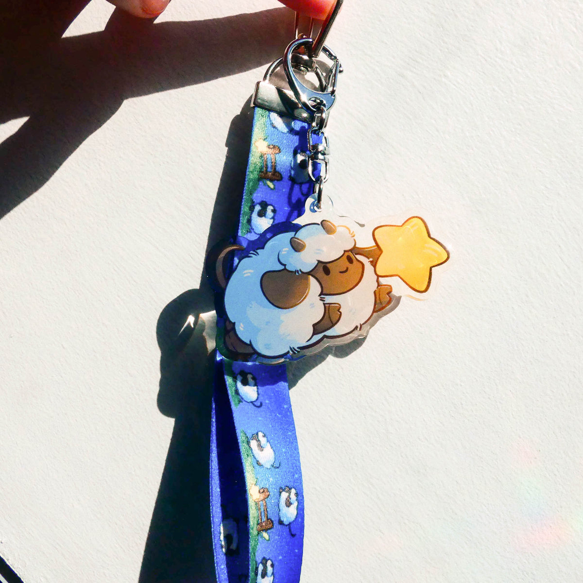 Porte-clé Lanière Mouton Lasrytronnelle