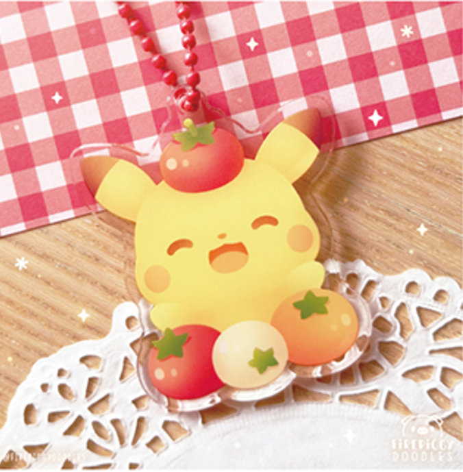 Porte-clé Pikachu par Firepiggy