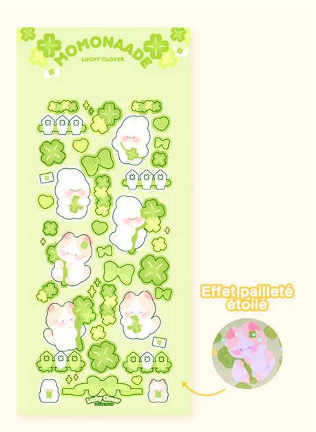 Sticker sheet Trèfle Momonaade