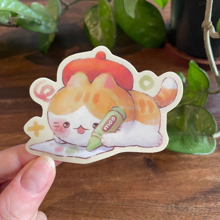 Sticker Chat Artiste par Berriemoo
