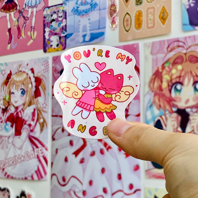 Sticker kawaii geek fanart Finnfinn