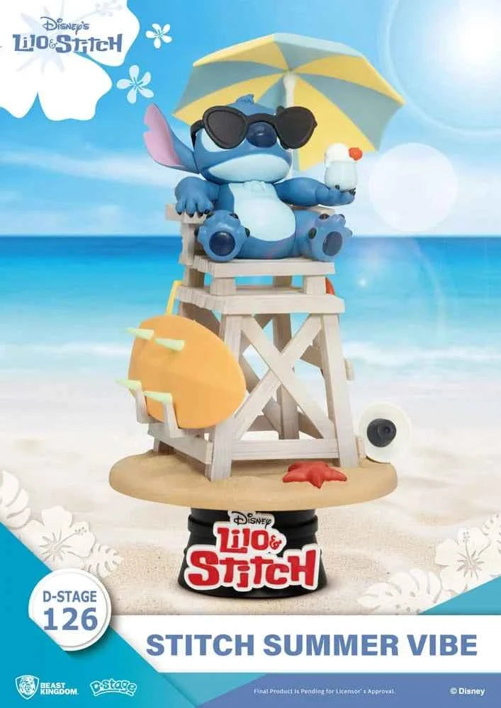 Diorama Stitch in Chair Disney 16 cm