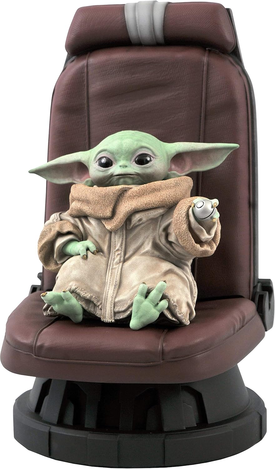 Figruine Grogu Star Wars Child in Chair 1/2 Scale Statue