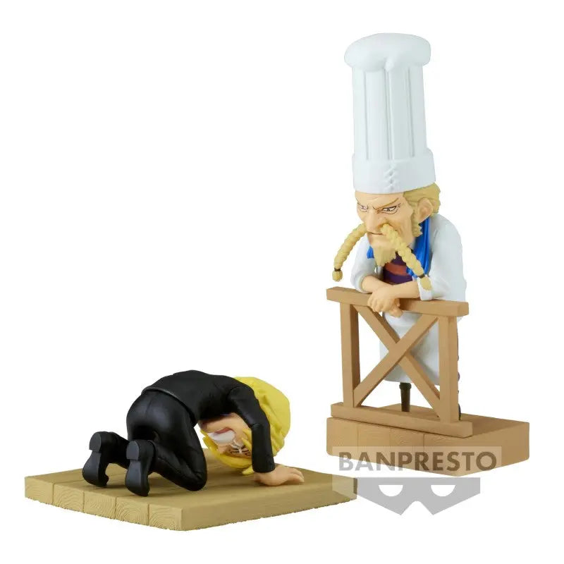 Figurine Sanji et Zeff WCF