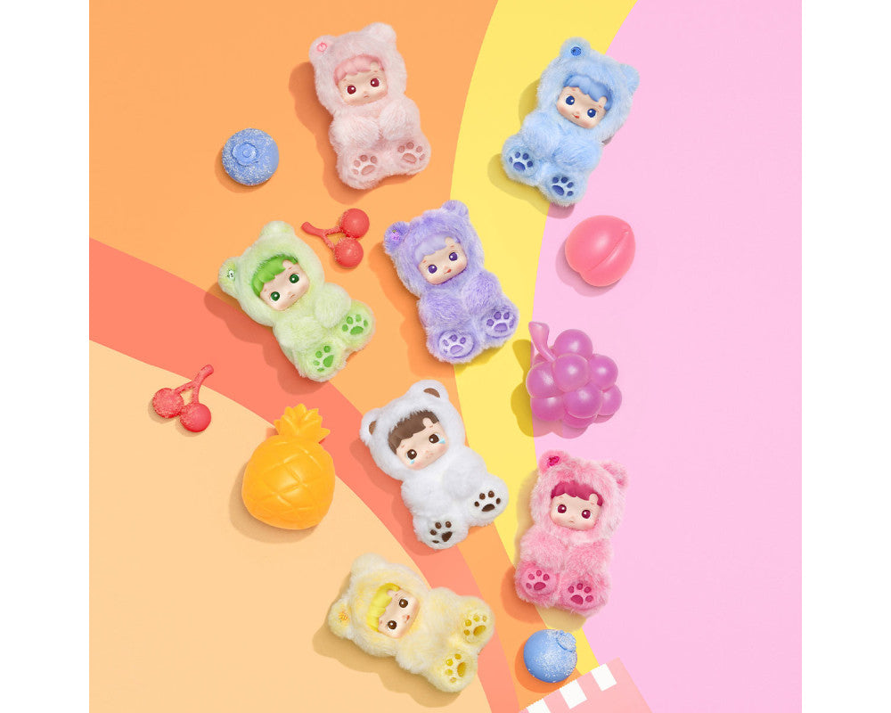 Hacipupu Gummy Bear Porte-clé en peluche - Pop Mart