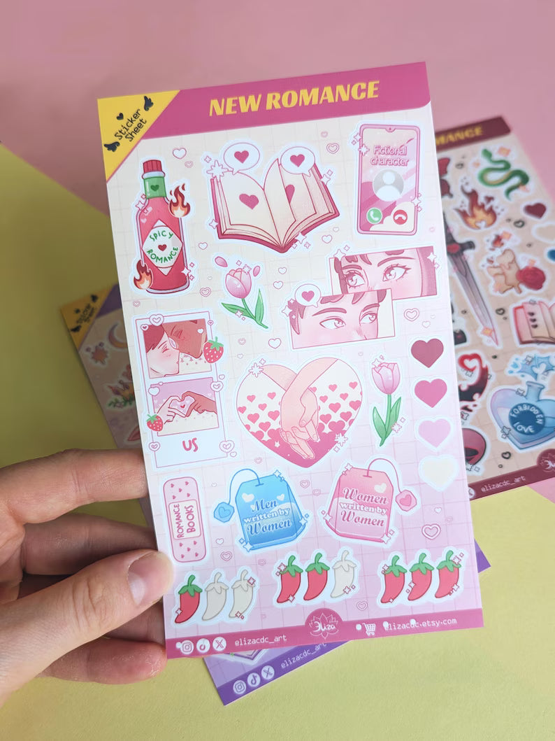 Sticker Sheet New Romance par Elizacdc