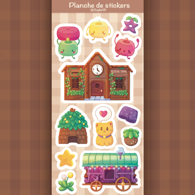 Sticker Sheet Stardew Valley par Scylia