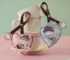Dimoo Crush on Coffee Pendant Set Pop Mart