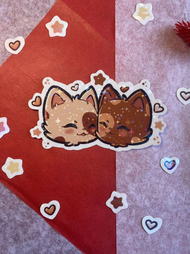 Sticker Duo de Chats - Acti-Paw
