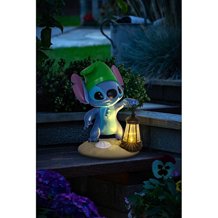 Lampe Solaire Extérieure 'LunaGlo' Stitch 33 cm Gnome