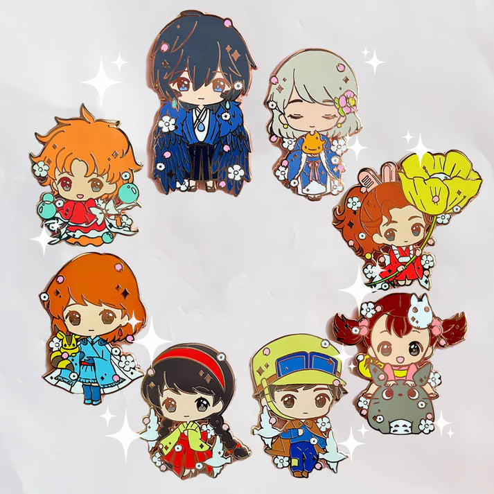 Pins Ghibli by Komakiar