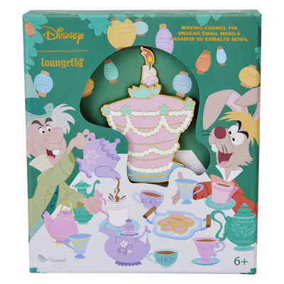 Pins Loungefly Alice au Pays des Merveilles Gateau Non Anniversaire Disney 8 cm