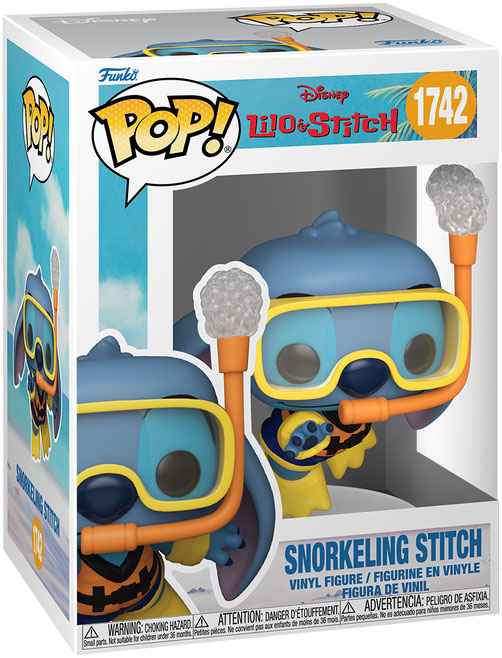 Pop Stitch Snorkeling n°1742 Disney Funko Pop