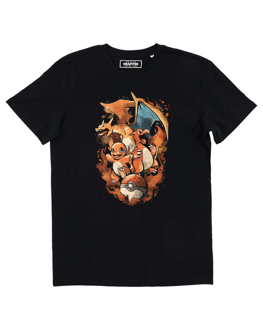 T-Shirt Fire Evolution Pokemon