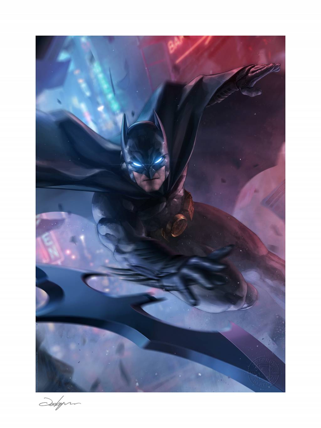 Affiche Art Print Batman Variant DC Comics Sideshow