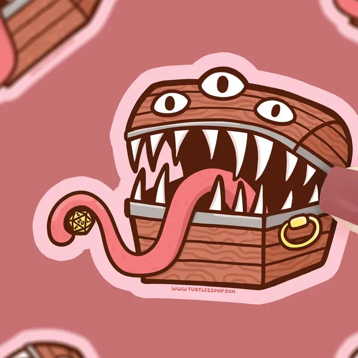 Sticker en vinyle Mimic Treasure Turtle's Soup - Rocket