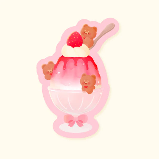 Sticker Kakigori Pomi Momonaade - Rocket