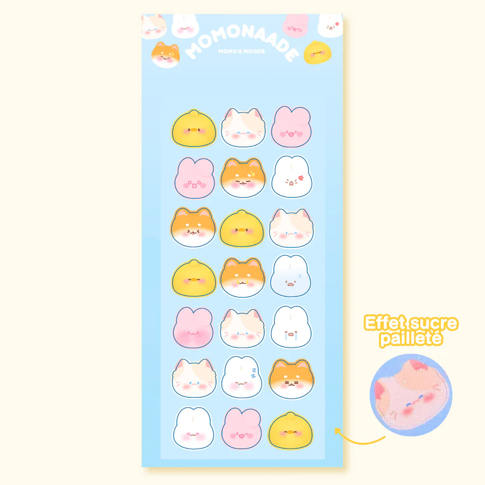 Sticker sheet Emotions Momonaade - Rocket