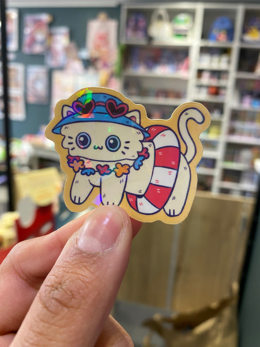 Sticker Chat Plage - Seyue
