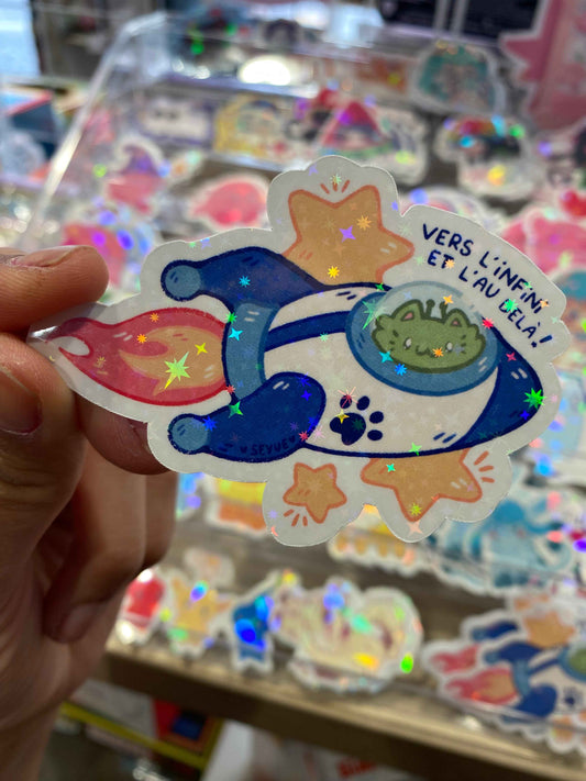 EXCLU ROCKET - Sticker vers l'infini et l'au-delà - Seyue