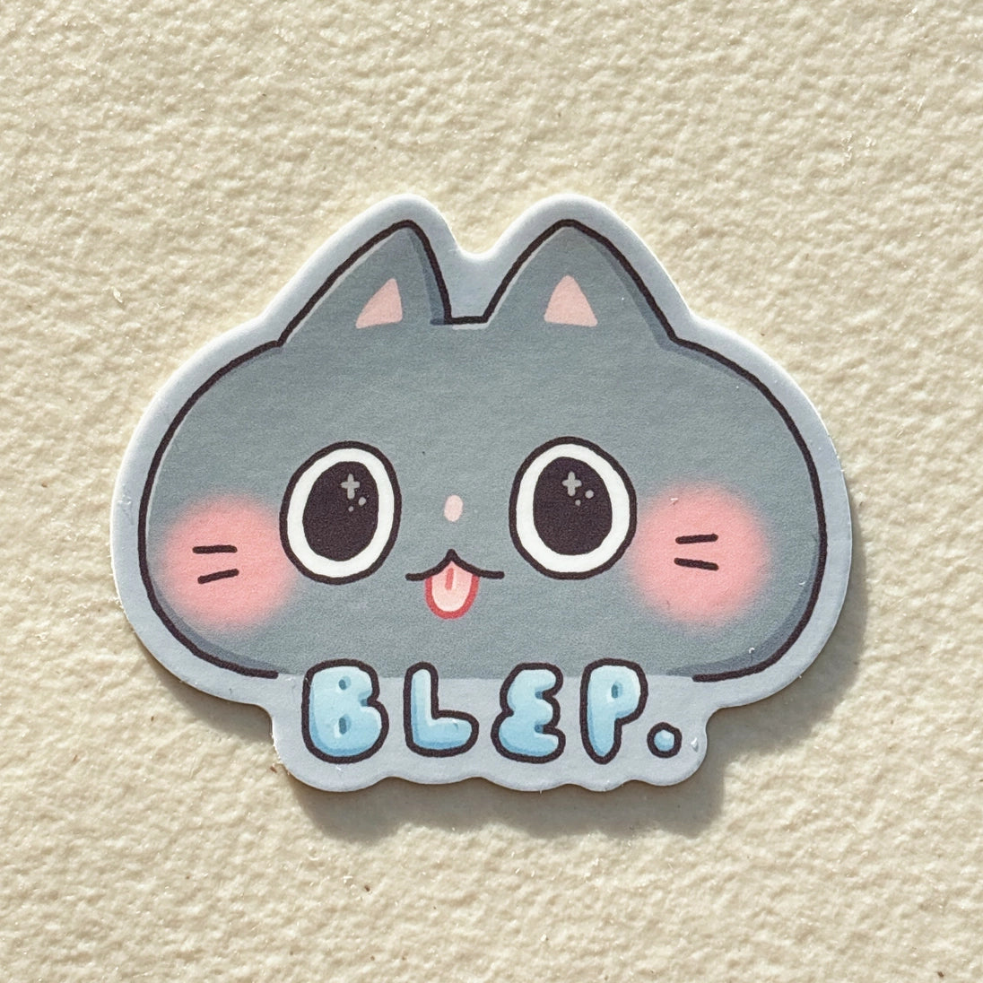Sticker Cat Blep Sticky Rice