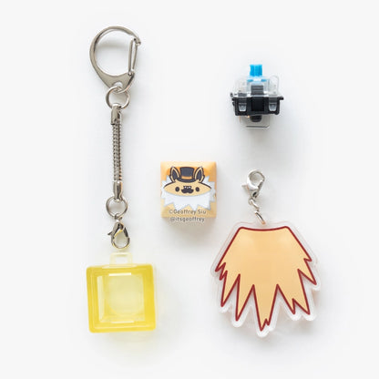 Porte-clés clicker Blind Box Evolitions par Geoffrey Siu