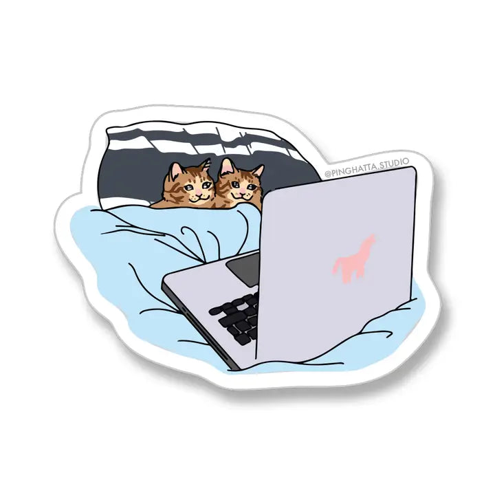 Sticker Meme Chats Ping Hatta Studio - Rocket