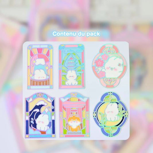 Sticker Pack Vitraux Momonaade - Rocket