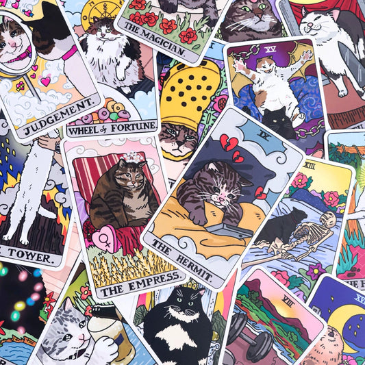 Jeu de Tarot Meme de Chats Ping Hatta Studio - Rocket