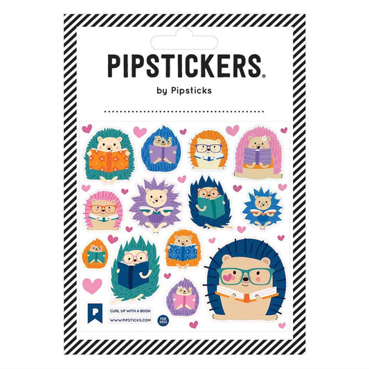 Sticker sheet Livres et Hérissons - Pipsticks - Rocket