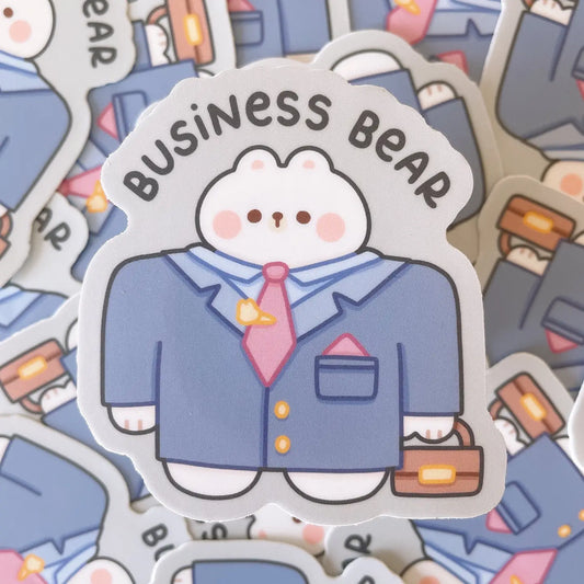 Sticker Business Bear Sticky Rice