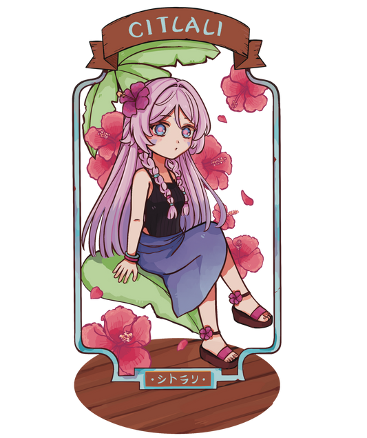 Standee Citlali Genshin Impact Tsukuyomii