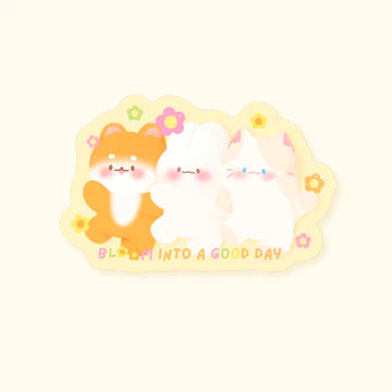 Sticker Bloom Into A Good Day Momonaade - Rocket