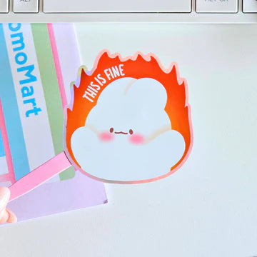 Sticker This is Fine Momonaade - Rocket