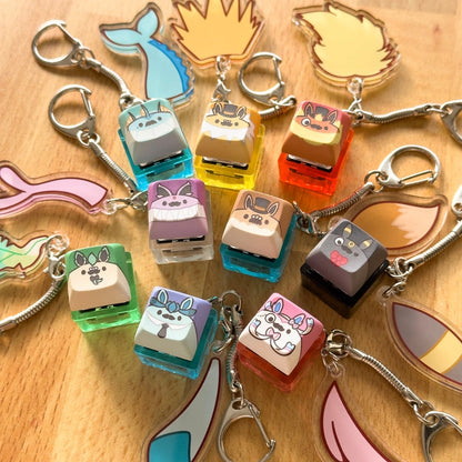 Porte-clés clicker Blind Box Evolitions par Geoffrey Siu