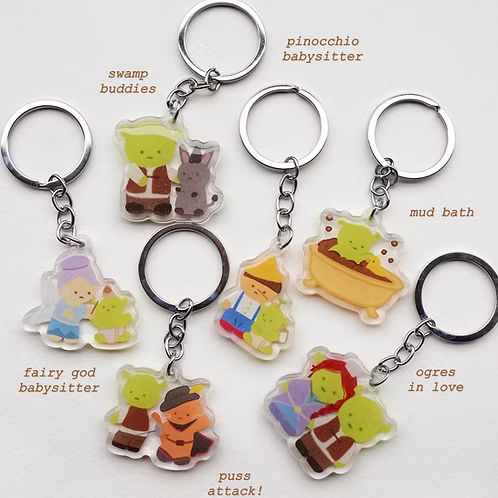 Blind Bag Porte-clé Shrekski Little Odd Gems