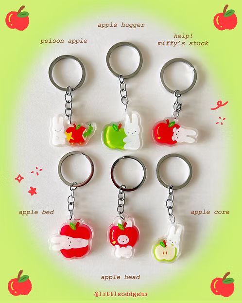 Blind Bag Porte-clé Miffy Little Odd Gems