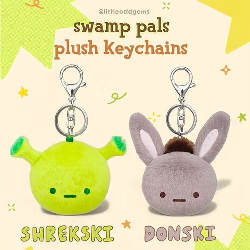 Porte-clé Shreksi et Donski Little Odd Gems