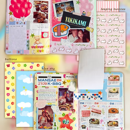 Booklet Feuilles de Scrapbooking - Little Odd Gems