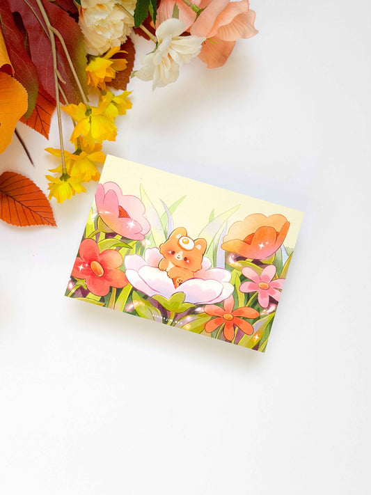 Print Flowers A6 Violet Jim Art